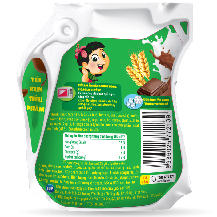 Thùng 48 Hộp Sữa SoCola Lúa Mạch KUN 110ml/hộp
