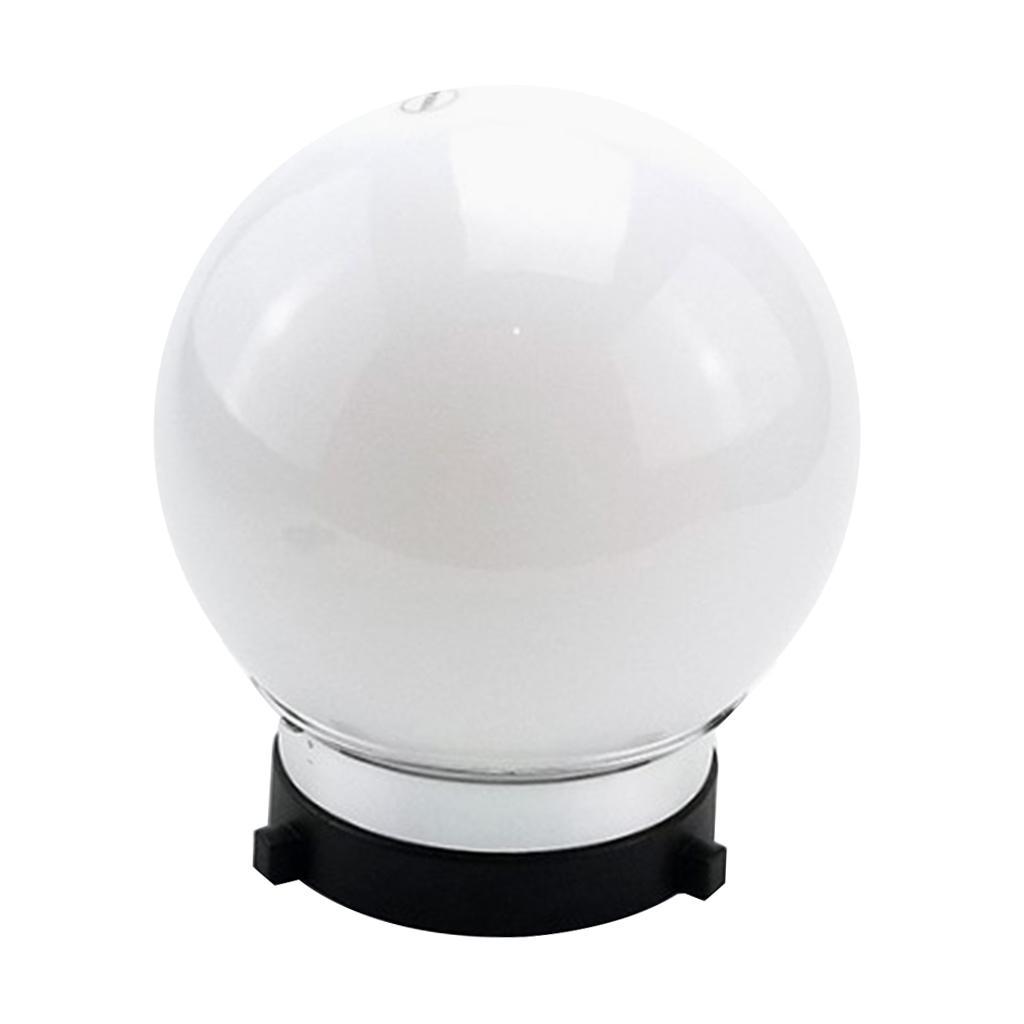 4X 6" Spherical Diffuser Soft Ball for Bowens Mount Studio Light Strobe - White,