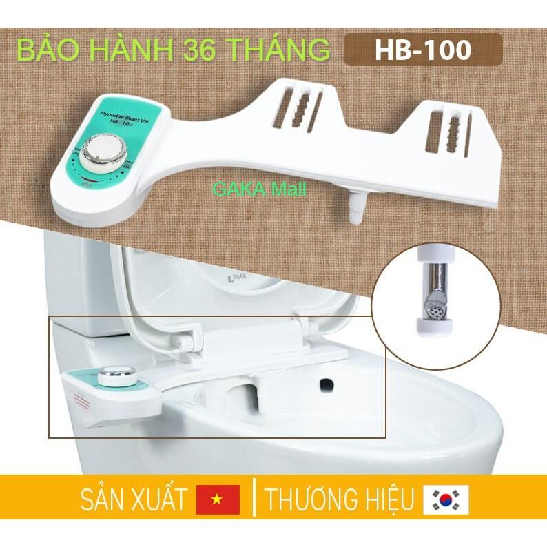 Vòi rửa vệ sinh thông minh HYUNDAE BIDET HB 100, Chính Hãng, BH 3 Năm, Linh Kiện Nhập Khẩu 100% Hàn Quốc