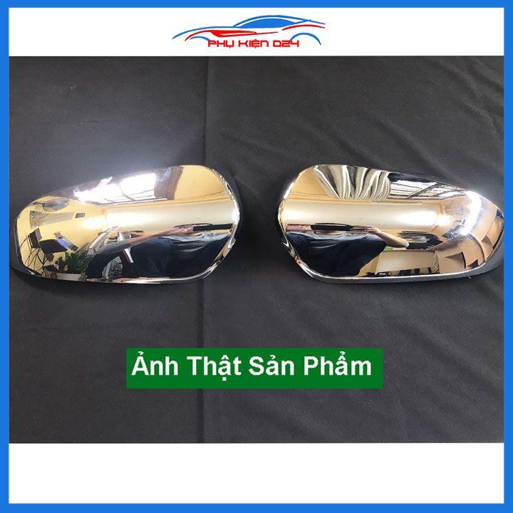 Ốp gương Vios 2018-2019 mạ crom bảo vệ chống trầy trang trí làm đẹp xe