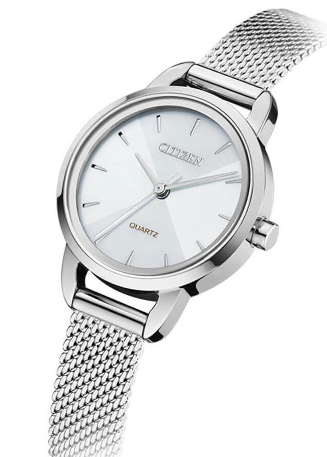 Đồng Hồ Nữ Citizen Pin EQ3000-58D - Dây Kim Loại - Kính Khoáng - Mặt Xà Cừ