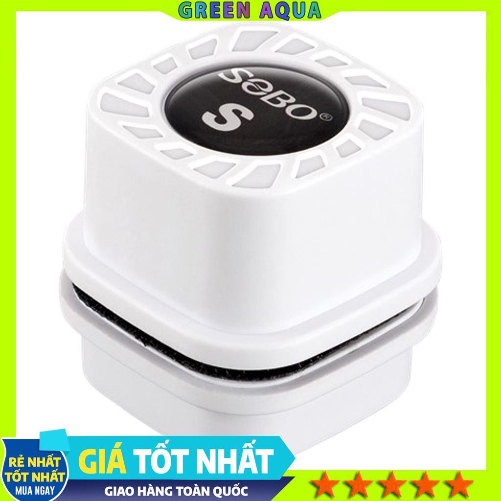 SOBO - Mini Glass Cleaner | Nam châm cọ bể, chùi kính vệ sinh hồ cá thủy sinh, hồ cá biển