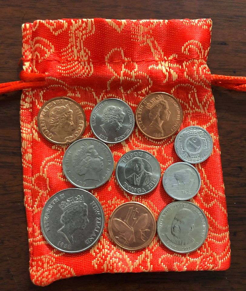 Bộ xu các quốc gia thuộc châu Đại Dương 10 nước sưu tầm