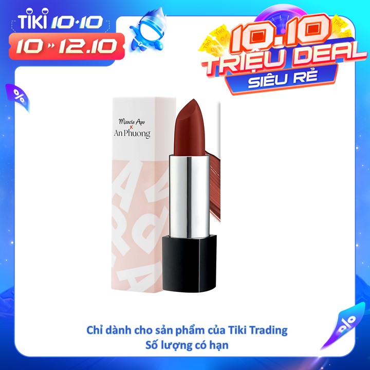 Son Thỏi Miracle Apo x An Phương Holiday Collection Lipstick (4g)