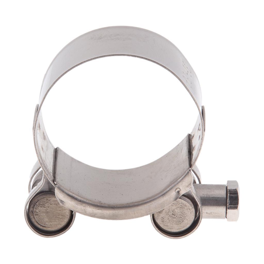 4X Motorbike Exhaust  Stainless Steel   Clamps 36-39mm