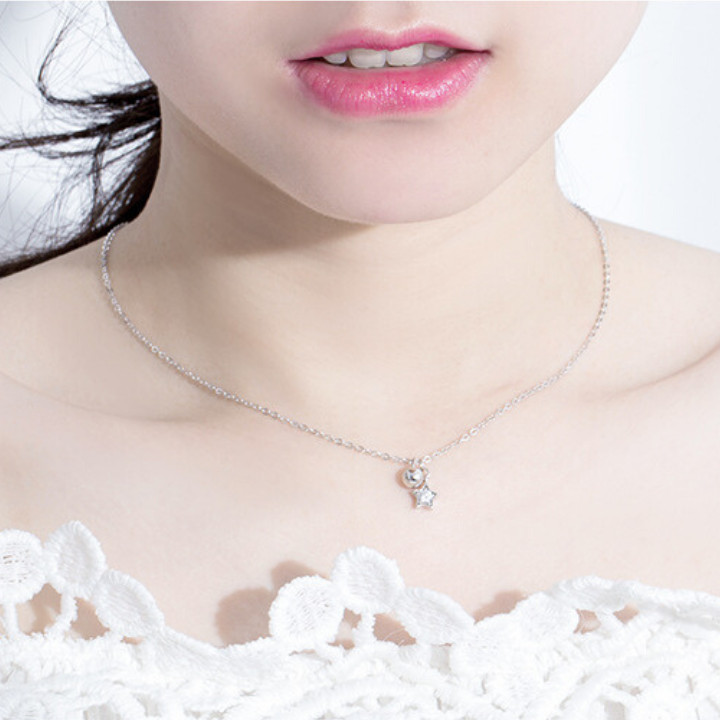 Dây chuyền bạc 925 ngôi sao nhỏ