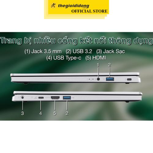Laptop Acer Aspire 3 A314 42P R3B3 R7 5700U/16GB/512GB/Win11 (NX.KSFSV.001) - Hàng Chính Hãng