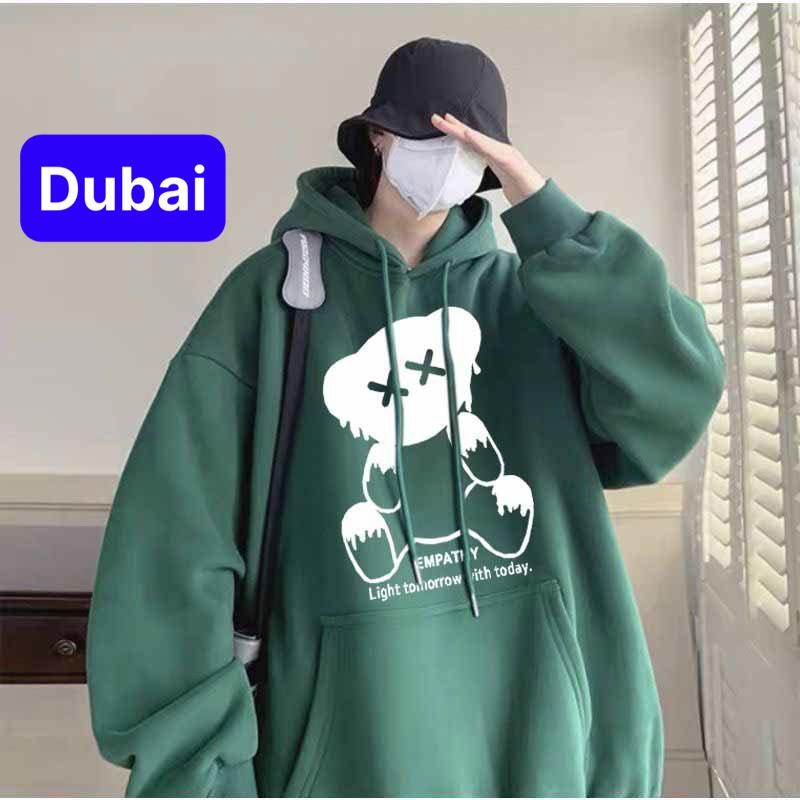 ÁO KHOÁC HOODIE NAM NỮ UNISEX CHẤT NỈ HÌNH GẤU EMPATHY PHONG CÁCH CAO CẤP MỚI - DUBAI FASHION