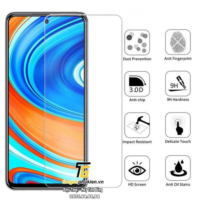 Tấm dán kính cường lực Xiaomi Redmi Note 9s, Note 9 Pro, Note 9 Pro Max chống vỡ, chống xước