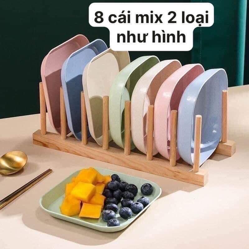 Sét Bộ 8 Đĩa Lúa Mạch Tiện Dụng