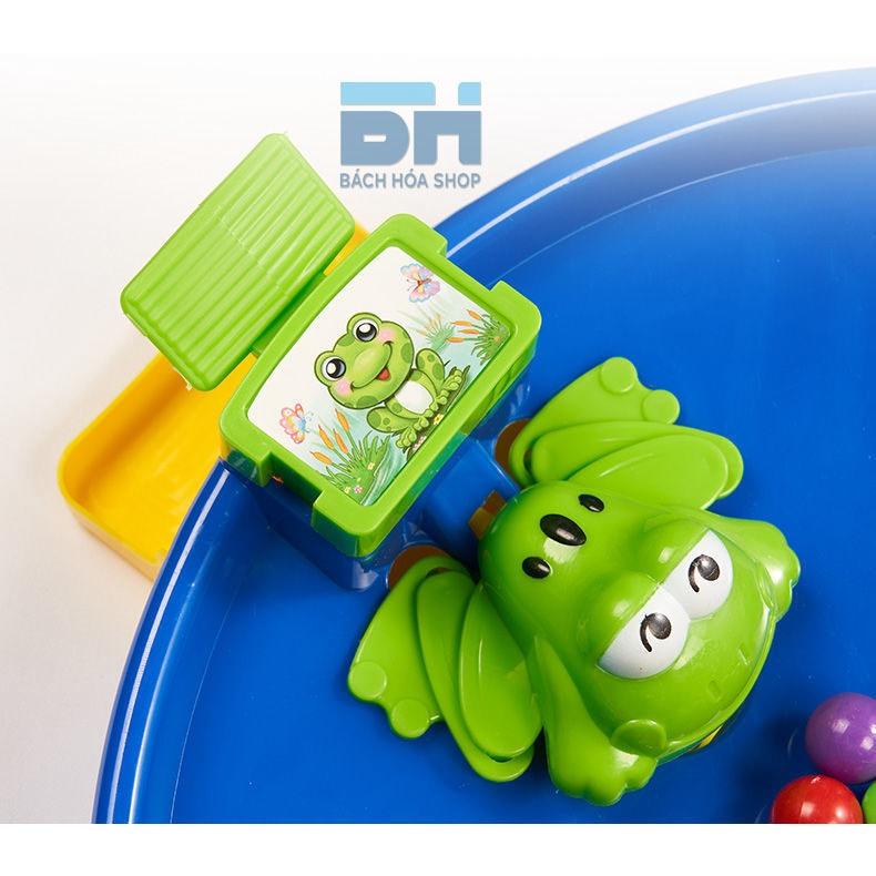 Đồ chơi Ếch ăn bi, hạt, đậu, kẹo vui nhộn có sẵn bi, cả nhà cùng chơi