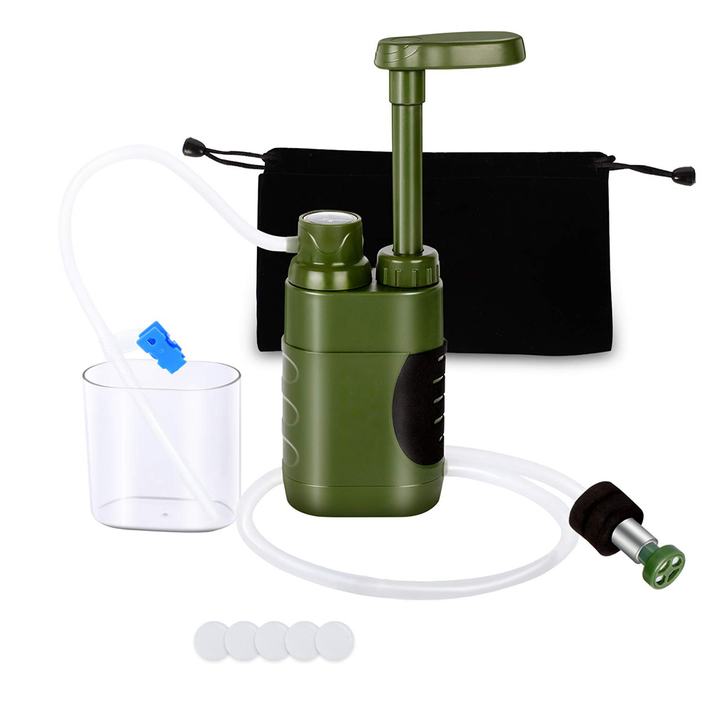 Outdoor Water Filter Straw Water Filtration System Water Purifier For Family Preparedness Camping Hiking Emergency