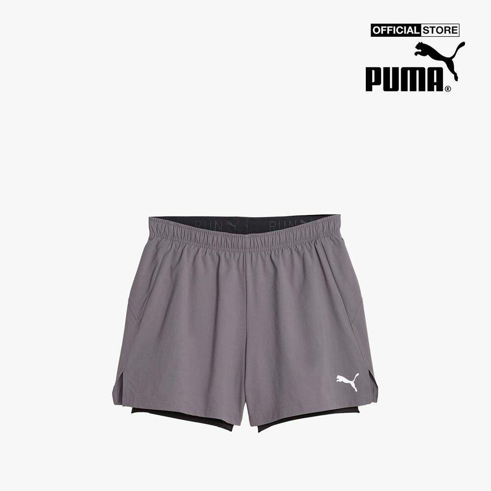 PUMA - Quần shorts chạy bộ nam Ultraweave 2 In 1 Running 524046