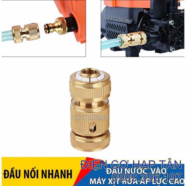 BỘ NỐI NHANH BẰNG ĐỒNG - ĐẦU VÀO -CHO MÁY RỬA XE –RĂNG 27MM