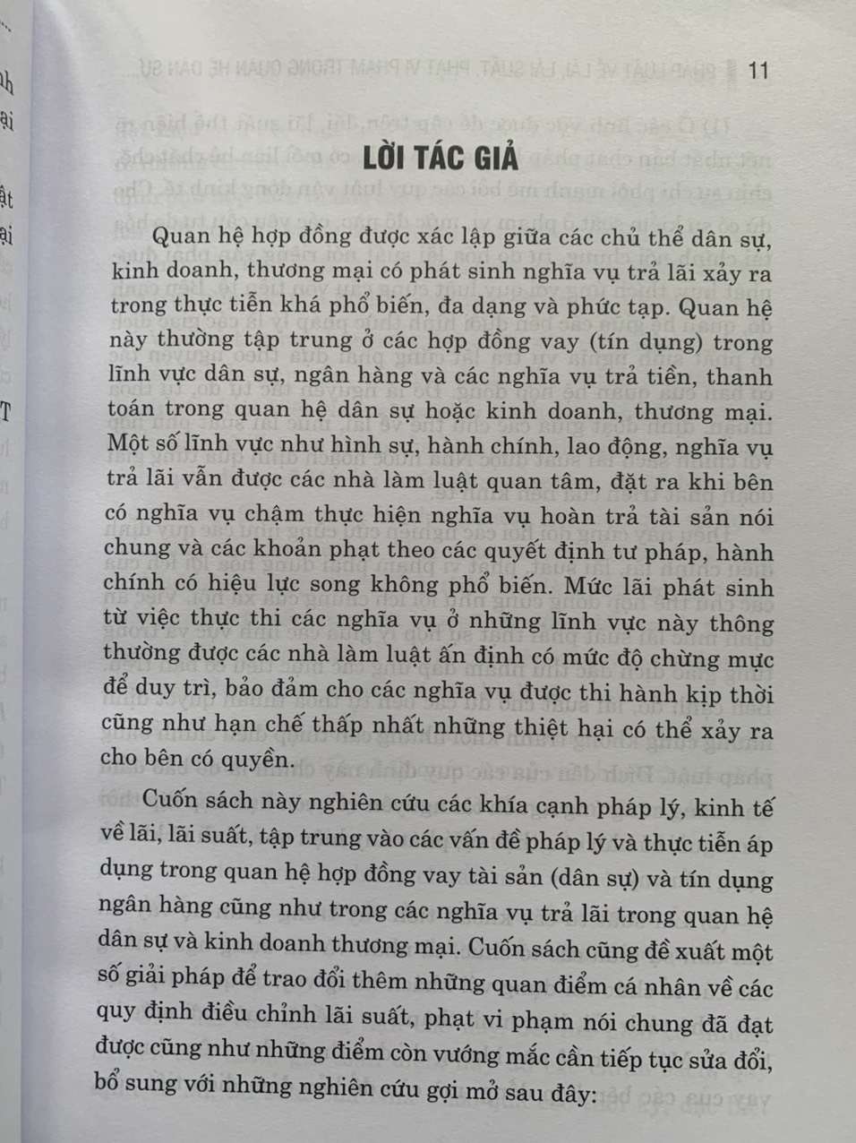 Pháp Luật Về Lãi, Lãi Suất, Phạt Vi Phạm Trong Quan Hệ Dân Sự, Thương Mại Và Tín Dụng Ngân Hàng