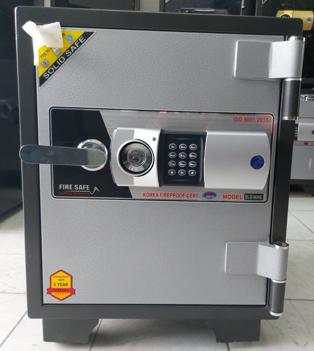 Két Sắt Hàn Quốc Solid SLS-56NE Khóa Điện Tử