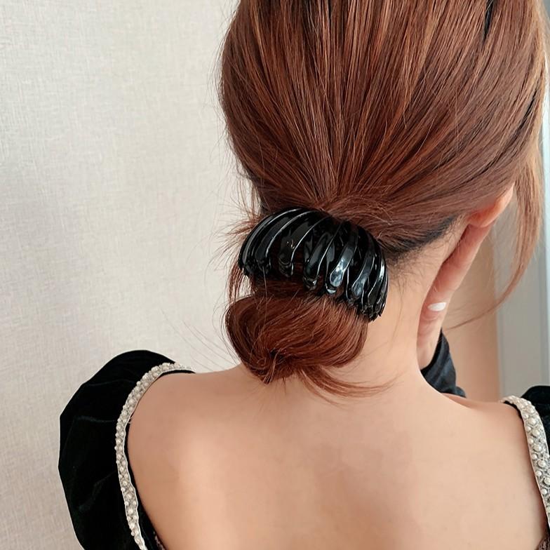 Kẹp búi tóc Hàn Quốc , cặp tóc tổ chim bằng nhựa - tiemcuaxu
