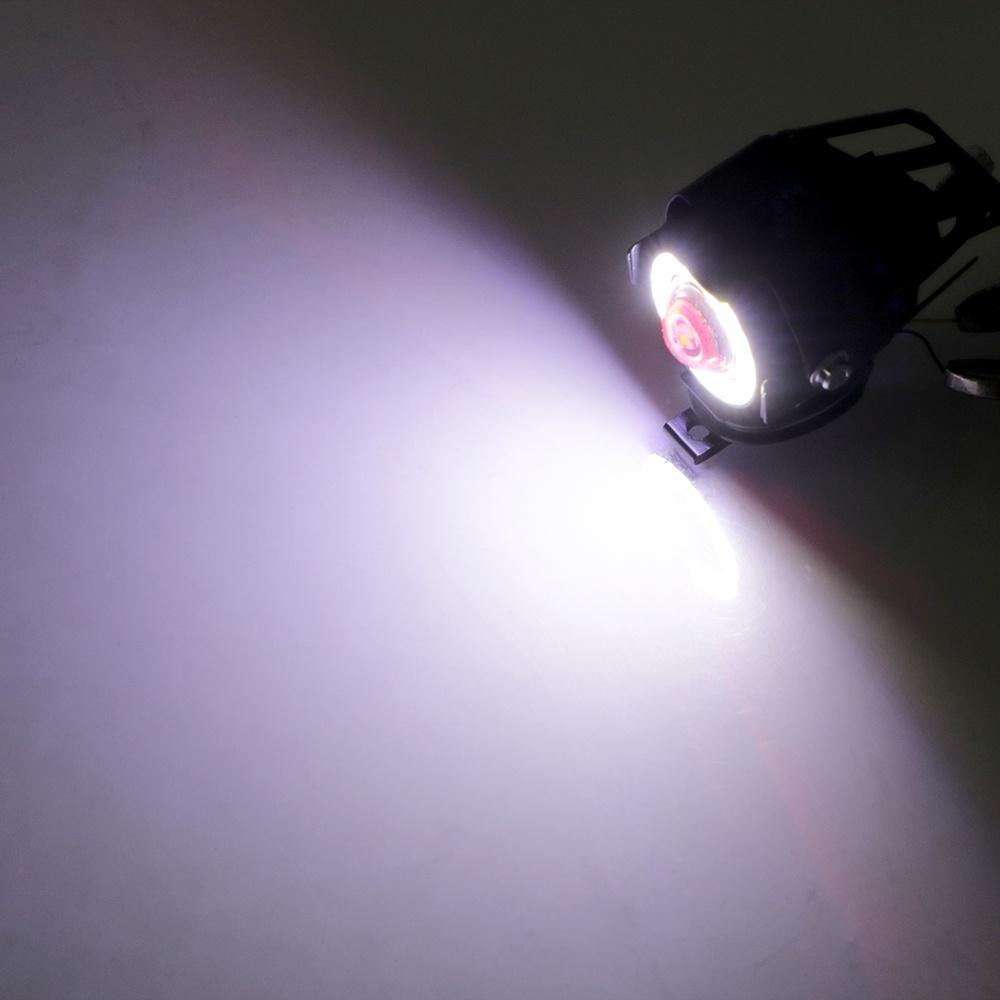 Set 2 đèn pha bóng LED DRL 12V Mini U5 chuyên dụng cho xe mô tô