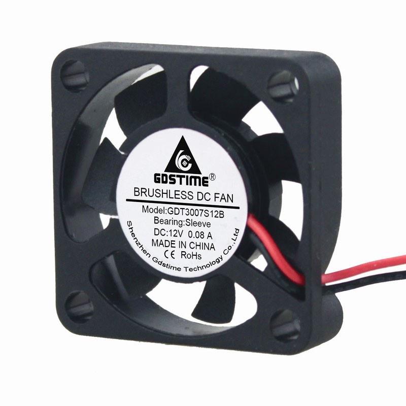 1 Pieces Gdstime DC 11v 30x30x7mm 3007 Sleeve 3cm Silent Micro Laptop Cooling Cooler Fan 30mm x 7mm 1Pin 1.14