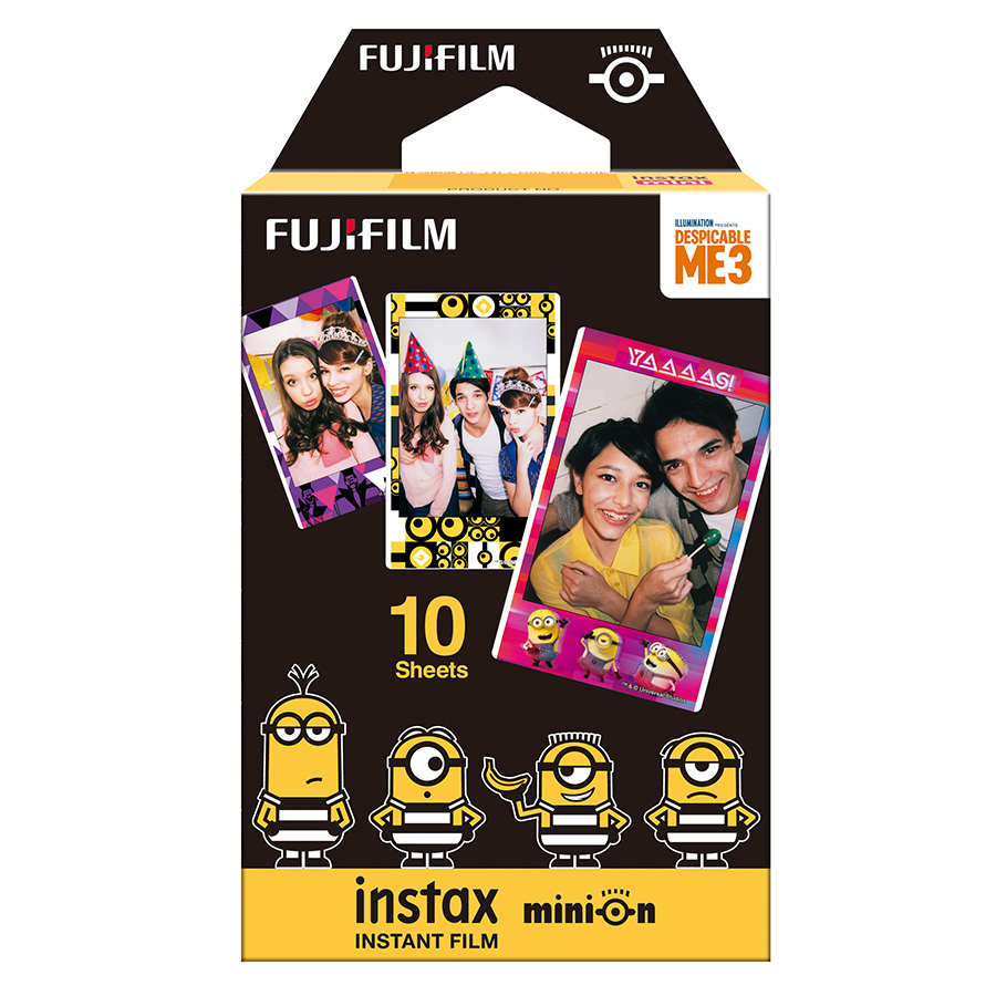 Hộp Film Fujifilm Mini 10 Tấm Minion DM3 - Hàng Chính Hãng