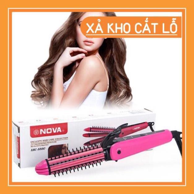 Lược điện No.v.a 8890 3 chức năng uốn duỗi dập xù