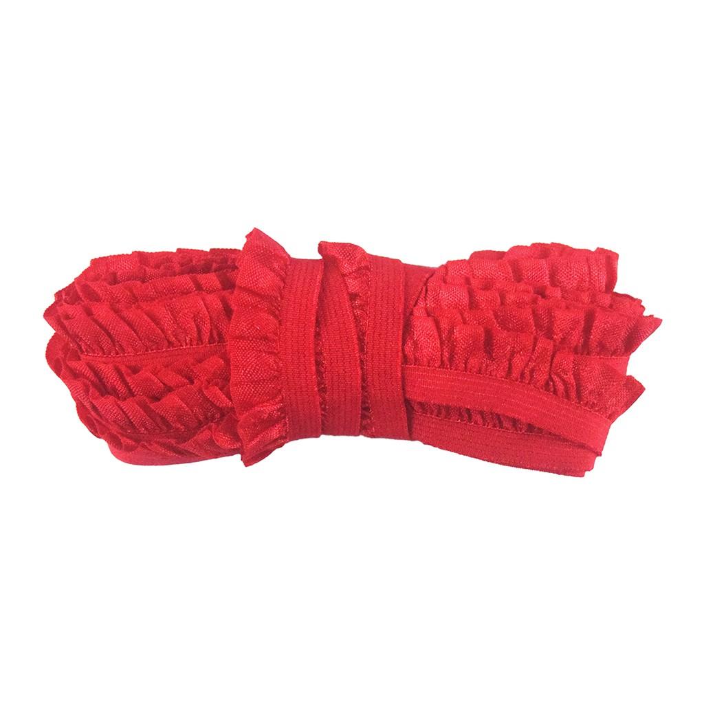 Dây Ruy băng Chun Bristlegrass Co Giãn 5 / 8 "15Mm dùng làm Buộc Tóc cho bé gái, DIY, may quần áo