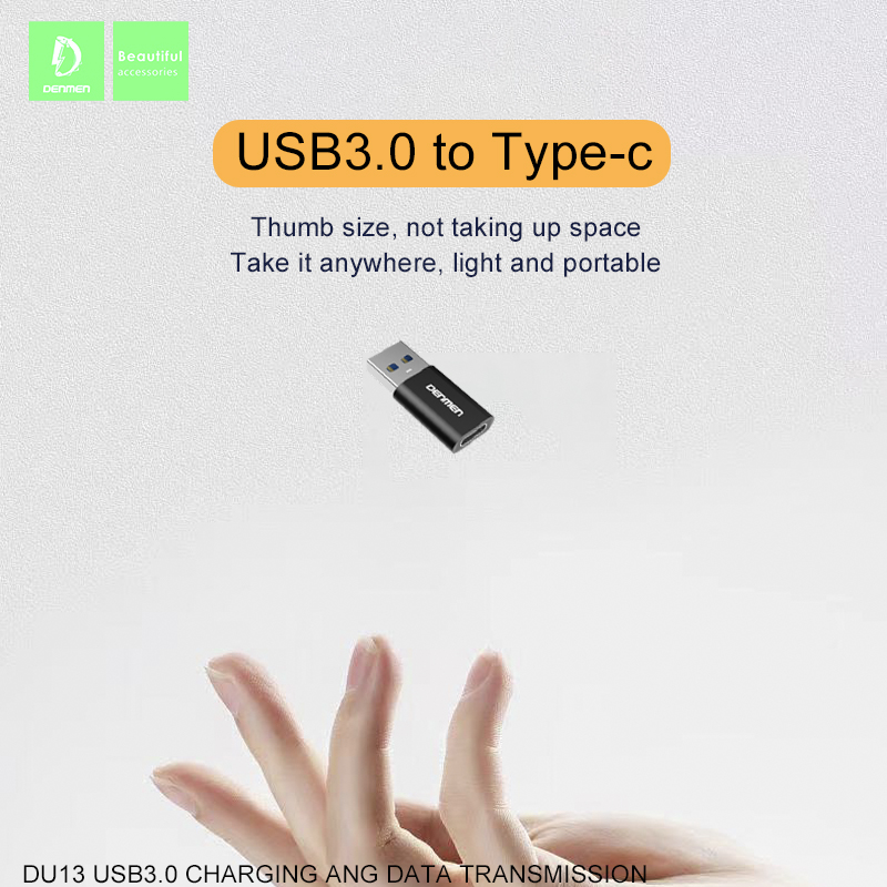 USB 3.0 Chuyển Đổi Sang Type-C VDENMENV DU13 Hỗ Trợ Chuyển Đổi Dữ Liệu-Hàng chính hãng