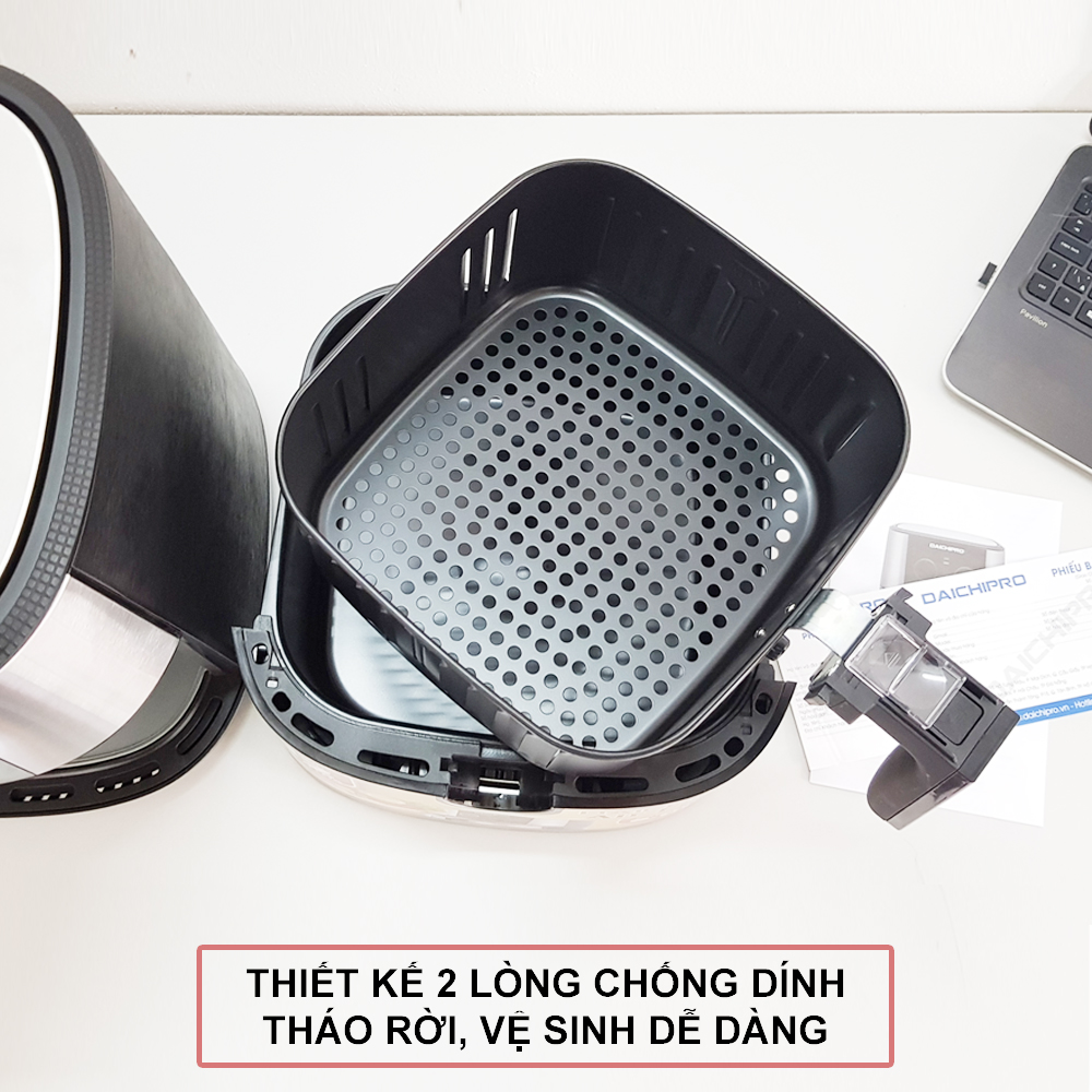 Nồi Chiên Không Dầu Daichipro DCP9A - Hàng Chính Hãng