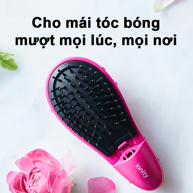 Lược chải tóc Panasonic ion nhỏ gọn EH-HE10VP421 – Cho mái tóc bóng mượt mọi lúc, mọi nơi