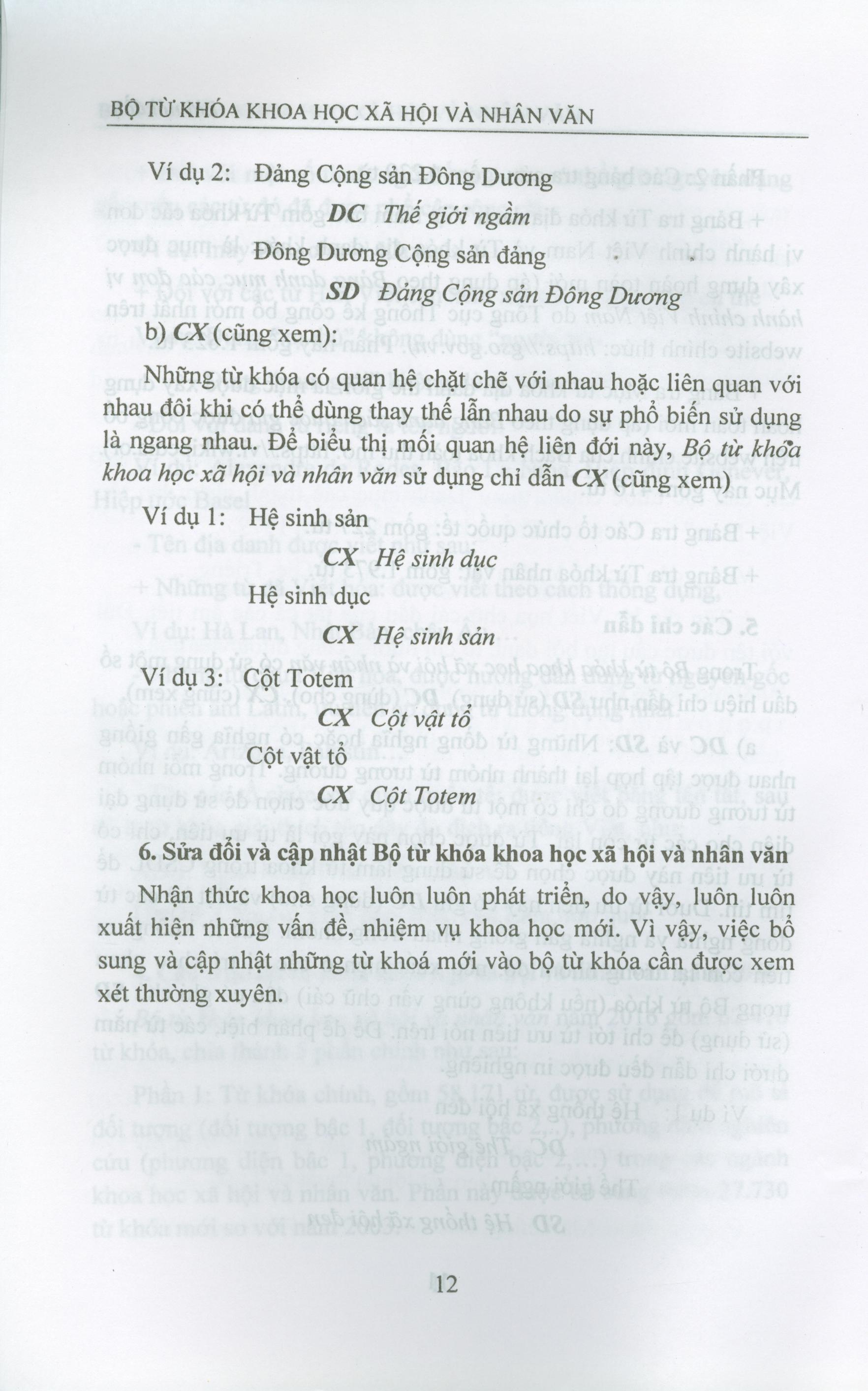 Bộ Từ Khóa Khoa Học Xã Hội Và Nhân Văn