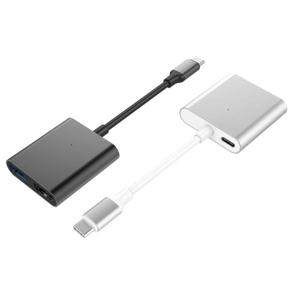 CỔNG CHUYỂN HYPERDRIVE 4K HDMI 3-IN-1 USB-C HUB DÀNH CHO  MACBOOK, SURFACE, PC &amp; DEVICES – HD259A - Hàng Chính Hãng