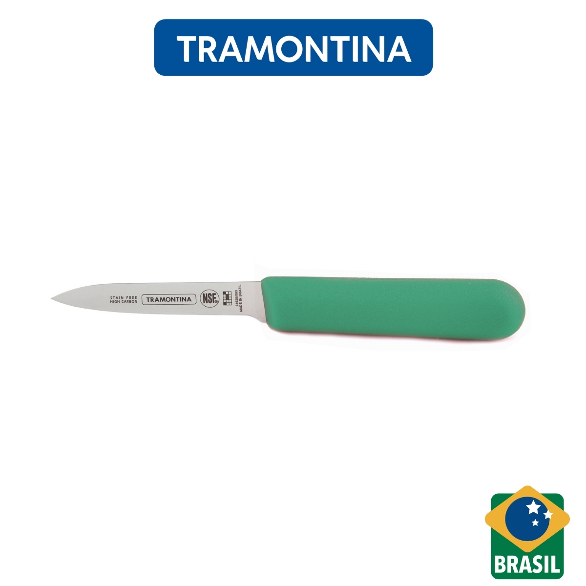 Dao Gọt Tỉa Cán Trắng Tramontina Prof 10cm - TRDA24625-183