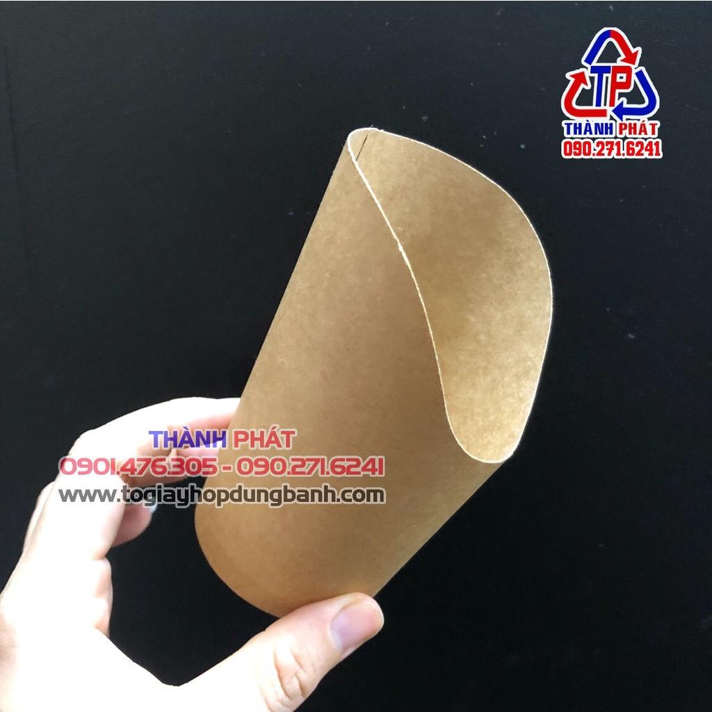 Ly giấy đựng bánh trứng gà non - khoai tây chiên - hogdog - mousse