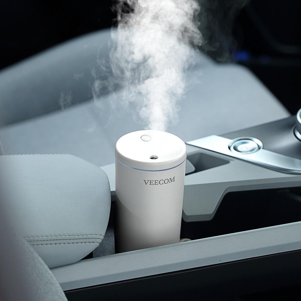 Máy tạo ẩm không khí mini khuyếch tán mùi hương có đèn LED dành cho văn phòng, xe hơi.