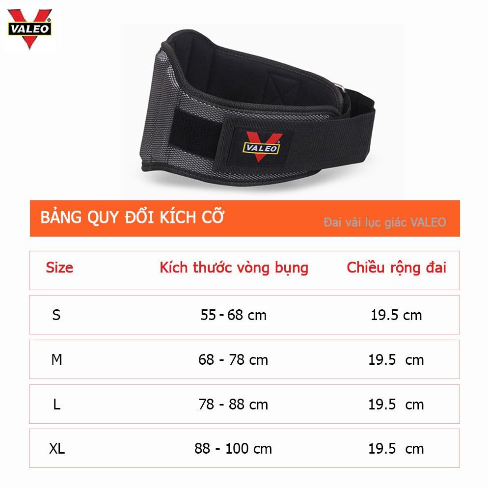 Đai Lưng Mềm Lục Giác Hỗ trợ tập Gym Bản To 19.5cm