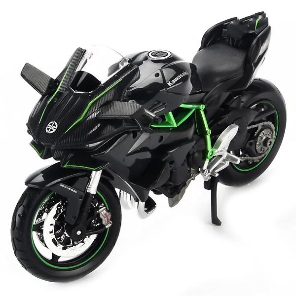 Đồ Chơi Xe Mô Tô Lắp Ráp Kawasaki Ninja H2TM R 1:12 - Maisto 39198/MT39051AL