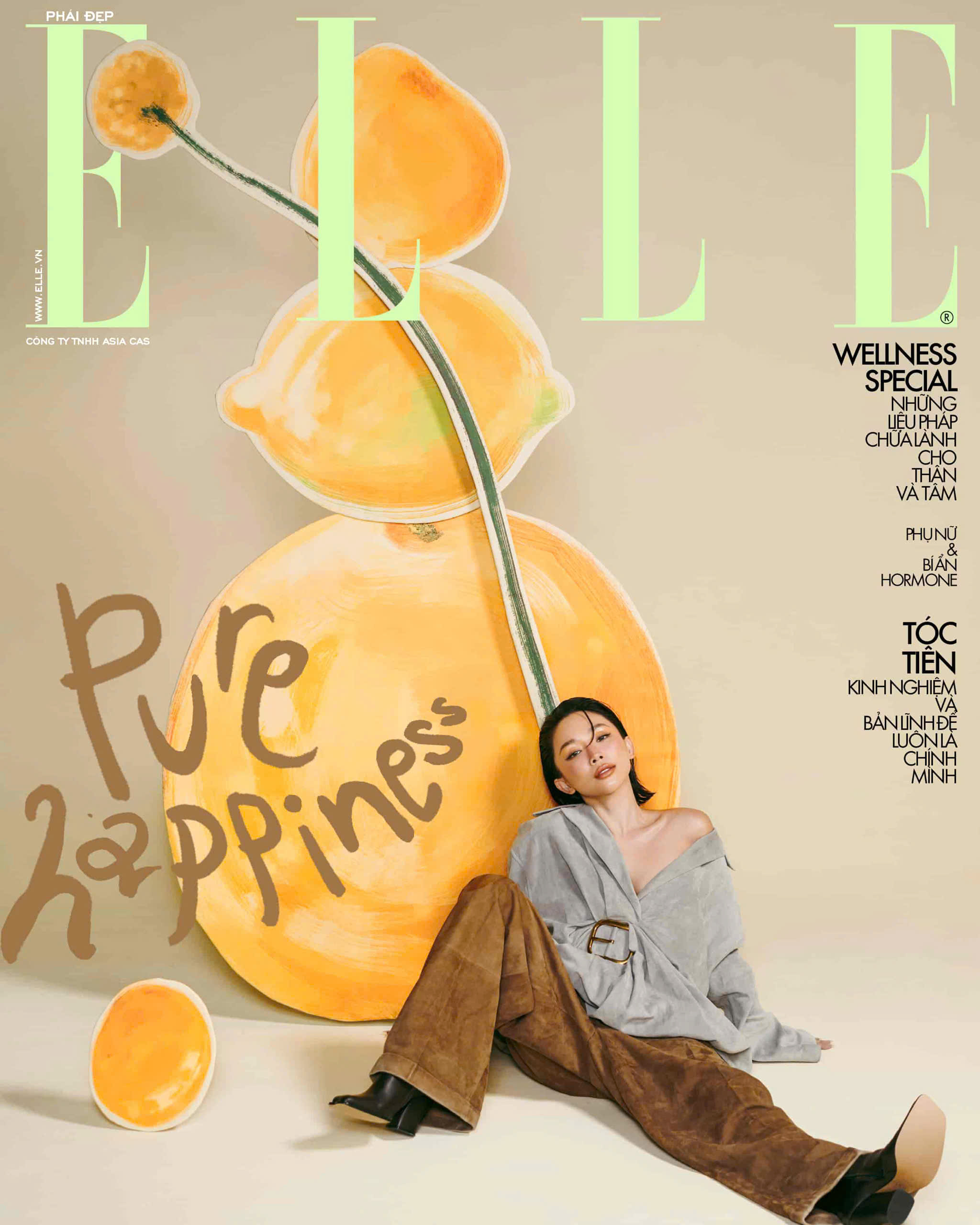 Tạp chí phái đẹp ELLE tháng 8/2024 (bìa Tóc Tiên)