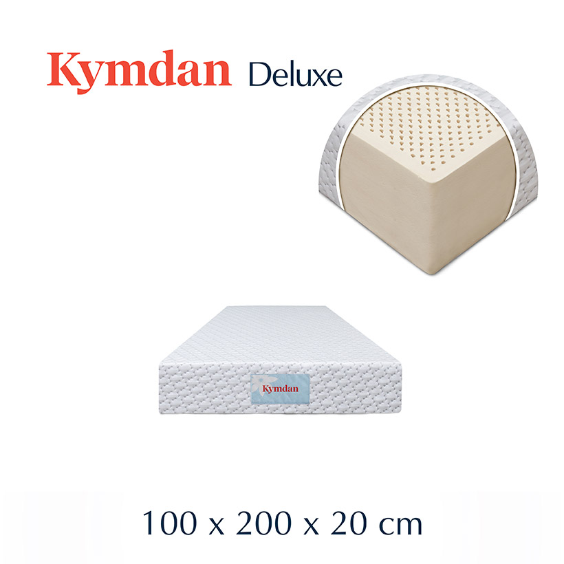 Nệm cao su thiên nhiên Kymdan Deluxe 100 x 200 x 20cm SFM