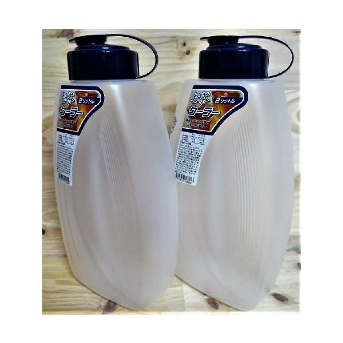 Combo Bình đựng nước 2L + Cốc uống nước dáng thấp cao cấp Inomata nội địa Nhật Bản