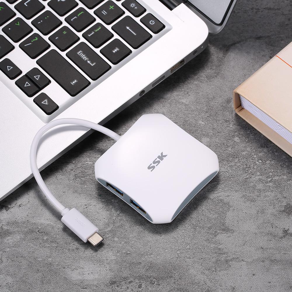 Hub chuyển đổi 5Gbp SSK Superspeed USB 3.0 Type-C  cho Máy tính