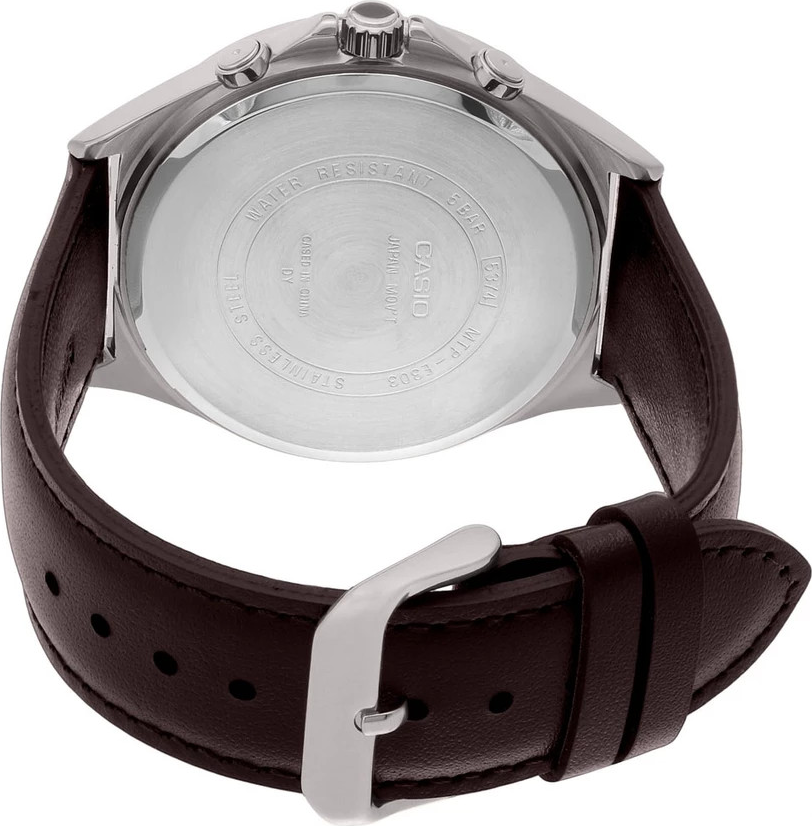 Đồng hồ nam dây da Casio MTP-E303L-1AVDF