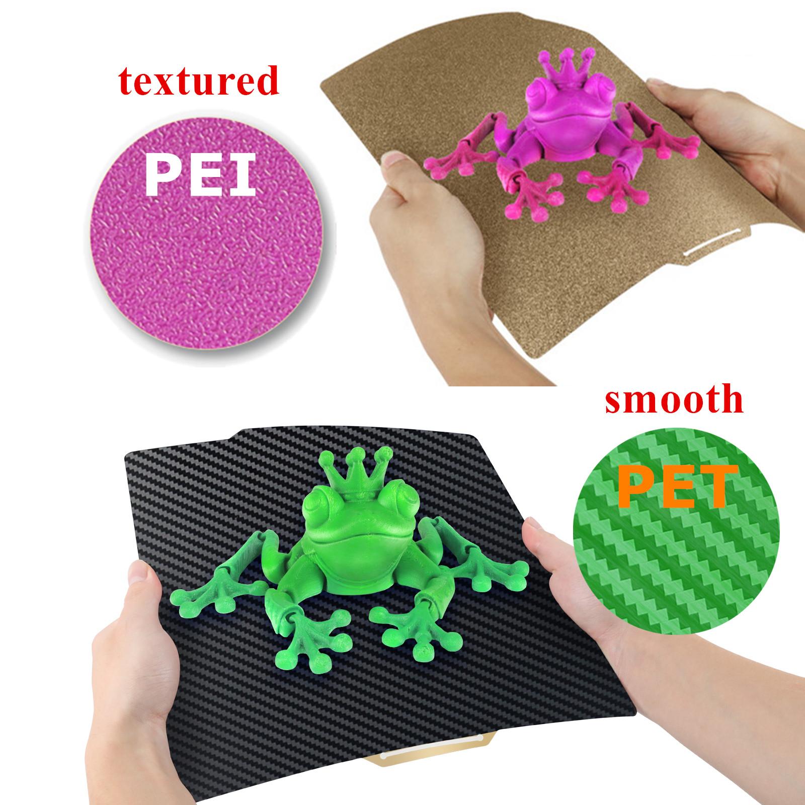 Tấm thép PEI PEI SPROT TUYỆT VỜI PEI Tấm xây dựng từ tính 180/220/235/310/350 Giường nóng 3D Máy in 3D Ender 3 Nâng cấp Ender5