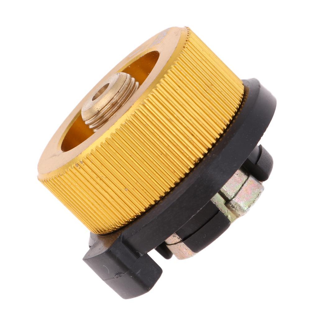 Camping Stove Adapter Outdoor Propane Small Tank Refilling Valve for Flat Tank Long Tank Conversion