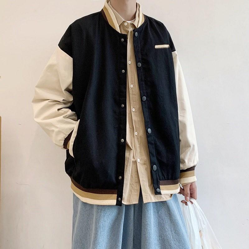 Áo Bomber nam nữ - áo bóng chày siêu hot cho nam và nữ - hàng kaki chất siêu dày - chi tiết từ đường kim mũi chỉ-B2