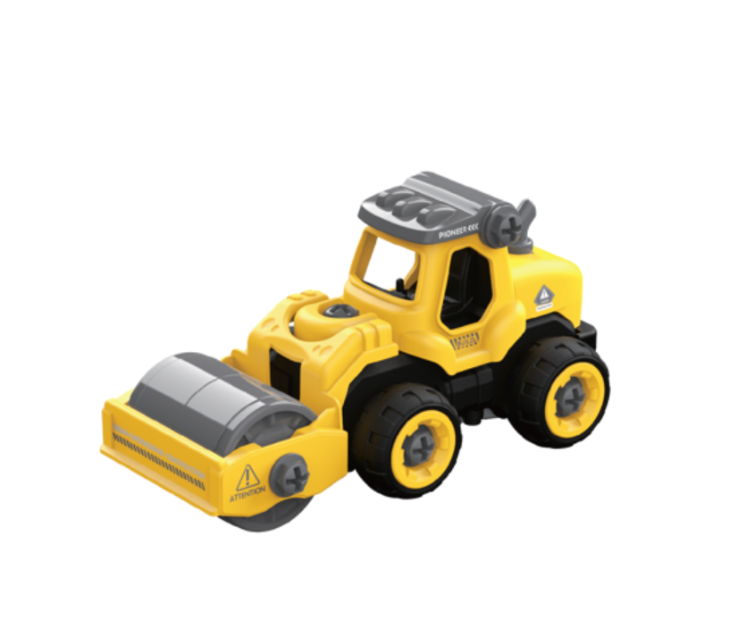 Đồ Chơi Xe Lu TOONYKIDS - Đồ Chơi Xe Lắp Ráp Cho Bé - Roller Truck TN049 [Tặng Kèm Sticker]