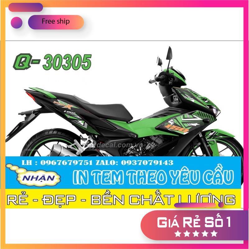 Tem xe dành cho winner x 30305 đỏ đen