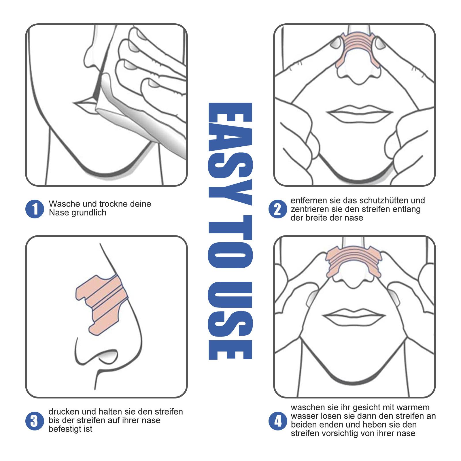 West&Month 50PCS Nose Nasal Strips to Reduce Snoring Anti-snoring and Relieve Nose Congestion