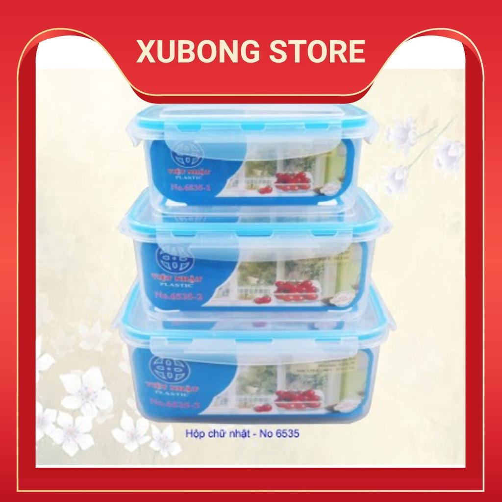 Hộp thực phẩm - hộp lạnh 4 khóa nhựa đựng thức ăn