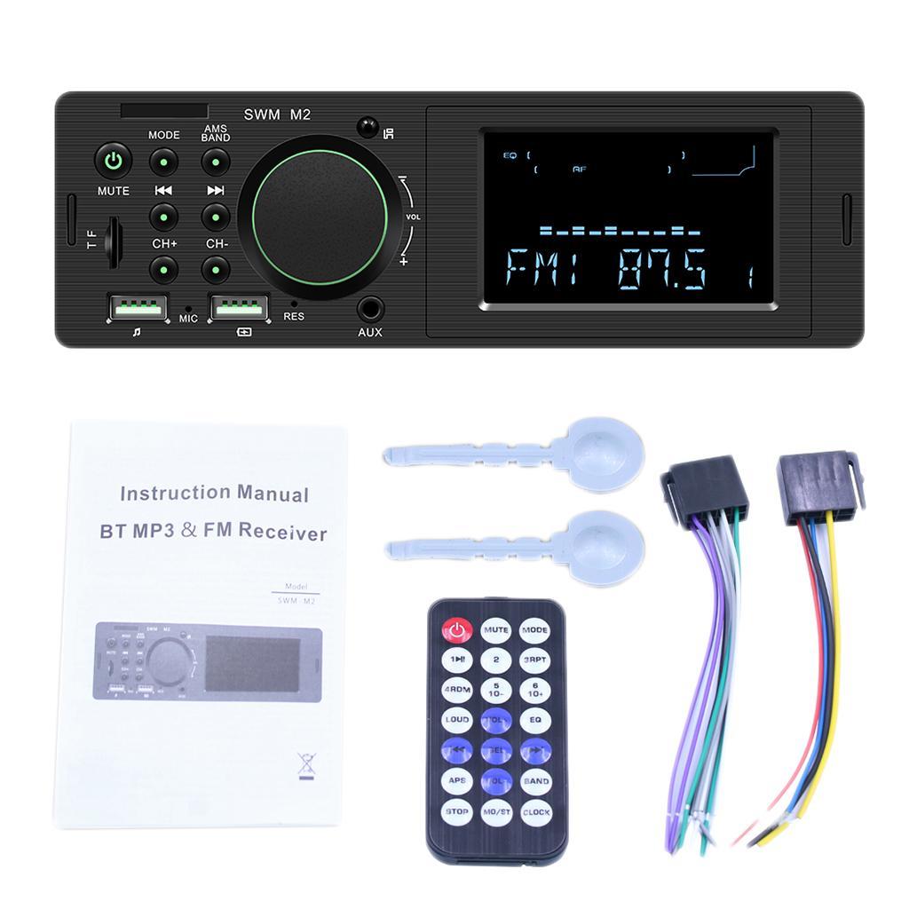 Car Radio MP3 Player Audio 87.5-108M Bluetooth Handsfree 4CH FM Music Player