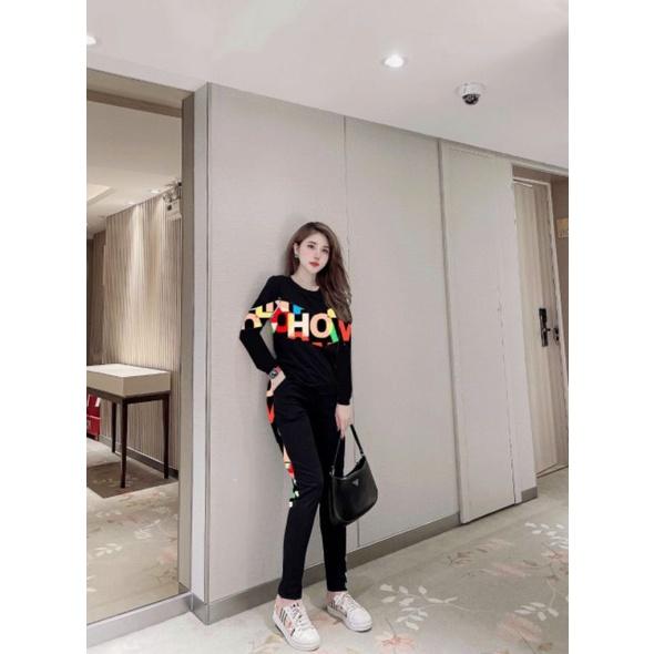 SÉT BỘ THỂ THAO PHỐI CHỮ SĂC MÀU